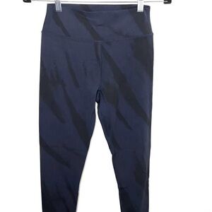 Women’s exercise leggings, navy and black size 8, brand Stori